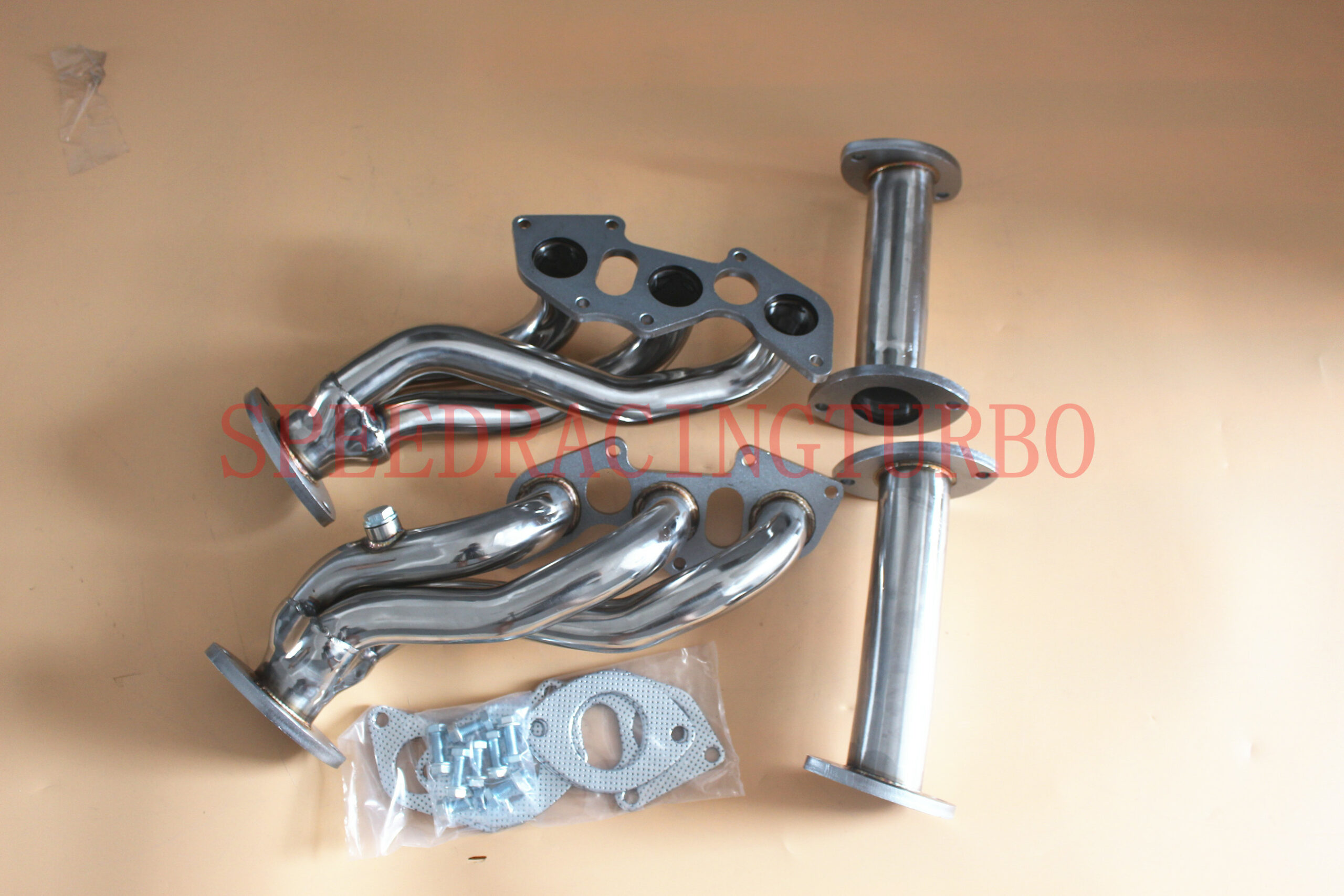 thumbnail image 2 of Exhaust Parts UK 3 Into 1 Stainless Steel Downpipe Collector Kit 45mm 1.75" For V6 2 of 6